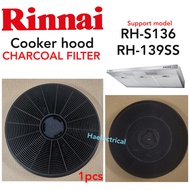(original) Cooker Hood Charcoal Filter Fotr Rinnai RH-S136 RH-S139SS