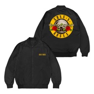 Seisin Bomber Guns n Roses logo black jacket unisex