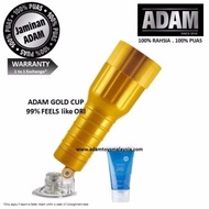 Adam Men Sex Toy for Men Masturbator Masturbate Desire GOLD CUP - Alat seks Lelaki Adam