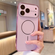 Aurora Laser Lens Electroplating BIG Window Magnetic Case Camera Lens Protector for iphone 11 13 14 