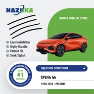 Xiaopeng G6 2024+ Nazuka Injection Door Visor | Premium Quality | Malaysia Local Fit