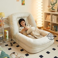 HY-6/Human Kennel Lazy Sofa Sleeping and Lying Tatami Balcony Bedroom Foldable Dual-Purpose Sofa Bed Single Sofa X9PW