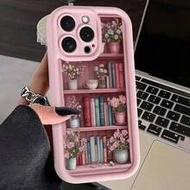 เคสโทรศัพท์กันกระแทกนุ่มลายหนังสือสีชมพูน่ารักเข้ากันได้กับ IPhone 16/ 15/XR/7P8P/P12 Pro Max/P13 Pr