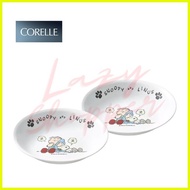 ☢ ◹ ¤ Corelle Snoopy Plates / Soup Plates