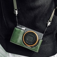 Suitable for Rico GR3/GR4 Protective Case GR3X Camera Bag GR4 Strap Leather Case Base Bag Portable C