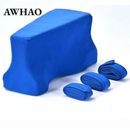 [AWHAO] Hip Abduction Pillow Wedge Pillows Joints with Strap Support Abduction Wedge Hip Replacement