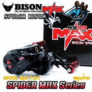 รอกหยดน้ำ BISON SPIDER MAX รอบ 7.3:1น็อปแต่ง มีระบบมีกิ๊กเสียง(สไปเดอร์แม็ก)