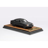WTX 1:64 1994 Matte Black Benz 600Sel W140 Sedan Model Diecast Collect Display Metal Car BN
