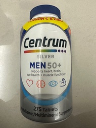 臨期 🔥 銀裝男士50歲以上複合維生素片 275片 Centrum Silver Men 50+ Multivitamin, 275 Tablets  (EXP : 10 /2026)