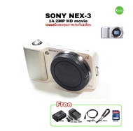 Sony NEX-3 14.2MP HD กล้องดิจิตอล mirrorless camera ถ่ายสวย JPEG RAW พร้อมใช้ สุดคุ้ม used มือสองคุณภาพมีประกัน