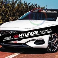 Car reflective sticker Hyundai windshield sticker（Free Tools）A-63