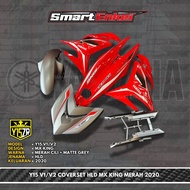 COVERSET Y15 MX KING MERAH 2020