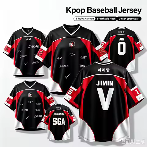 2026 BTS Jimin #95 Arirang Tour Merch 3D Print Unisex Jersey,ARMY Kpop Y2k Breathable Top, Men's Wom