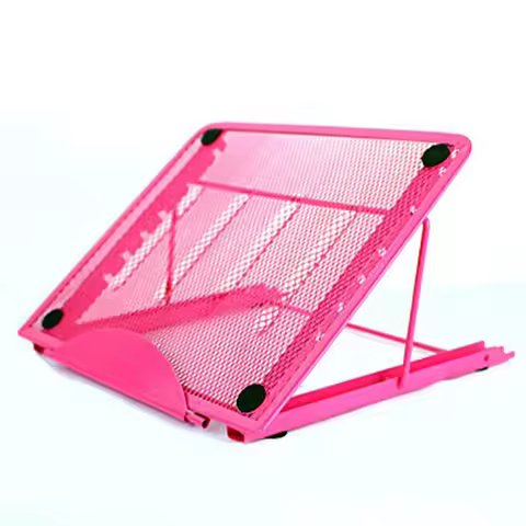 Hot Pink Ventilated Adjustable Light Pad Metal Mesh Stand For XP-Pen Artist Drawing Monitor Huion A2