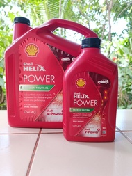 น้ำมันเครื่อง shell helix power 0w40 diesel สังเคราะห์แท้จากเซล