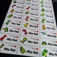 Dinosaur Name Sticker with Your Name