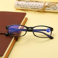 8022 1pc TR Squared Frame Blue Light Blocking Presbyopia Unisex Men Women Corrective Eyeglasses FDA 