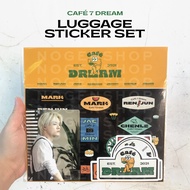 NCT DREAM CAFÉ 7 DREAM LUGGAGE STICKER SET