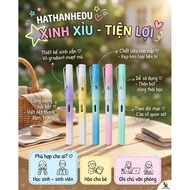 HaThanh Edu HTM2 Bold Handwriting Pen - Bamboo Leaf Venus Nib, Dark Lines, No Rust,