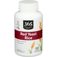 365byWholeFoodsMarket Red Yeast Rice 600mg, 120 Capsules JF0H