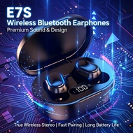 SPRISE E7S Earphones TWS Wireless Bluetooth Earbuds Portable for Smartphones  SPRISE E7S Fon Telinga