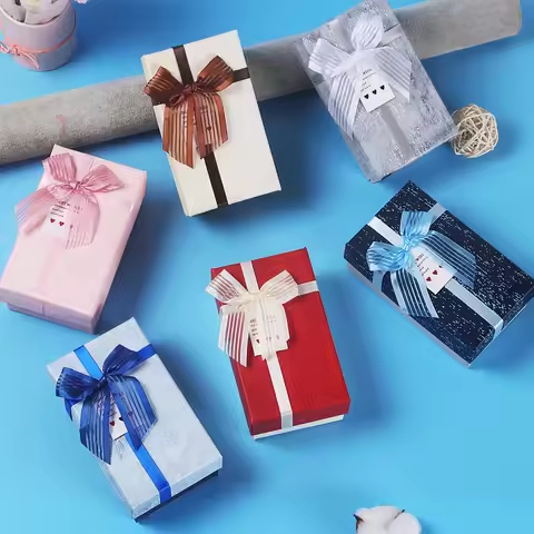 Butterfly Knot Heaven Earth Cover Packaging Box Perfume Lipstick Jewelry Storage Boxes Valentine's D