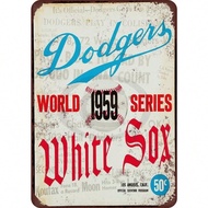 CIFbuy Vintage Chicago White Sox vs LA Dodgers 1959 World Series Retro Sports Memorabilia Sign