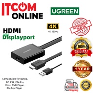 UGREEN HDMI + USB (POWER SUPPLY) TO DP MONITOR 4K 360Hz CONVERTER (UG-40238)