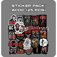 BAND STICKERS PACKAGE CONTAINS 25 PCS VIRAL METAL ROCK ACDC BAND STICKERS