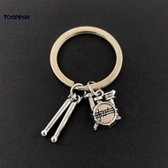 tooppuu Drum Pop Music Lovers Rock Backpack Pendant Band Kit Drum Keychain Backpack Keychain new