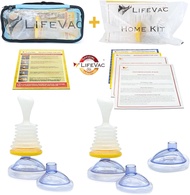 LifeVac Home & Blue Travel Kit Combo-อุปกรณ์กู้ภัยดูดแบบพกพา,ชุดปฐมพยาบาลสำหรับเด็กและผู้ใหญ่,อุปกรณ