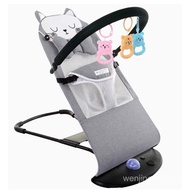 Baby Bouncer, Tempat Duduk Baby Bouncer Mudah Alih untuk Bayi 0-18 Bulan, 3 Mod dengan Pilihan Rocke