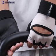 OKCATZONE 1Pair Half Finger Sports Gloves For Outdoor Cycling Weightlifting Rock Climbing Wear-resis