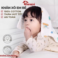 Super soft 100% cotton wrinkled towel, baby washcloth D79