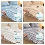 【Ready Stock 】100%Waterproof Mattress Protector Fitted Bedsheet Tatami waterproof cover urine-proof mattress CADAR TILAM Queen King / child / single size