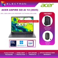 Acer Aspire Go 14 Ai AG14-71M-5529 14" WUXGA Steel Grey ( CU5-125H, 16GB, 512GB SSD, Intel, W11, HS)