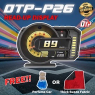 OTP-A590 ULTRA Meter OBD2 Gauge Speedometer GPS Alarm Speed Gauge Display Hud Water Temp RPM Proton 