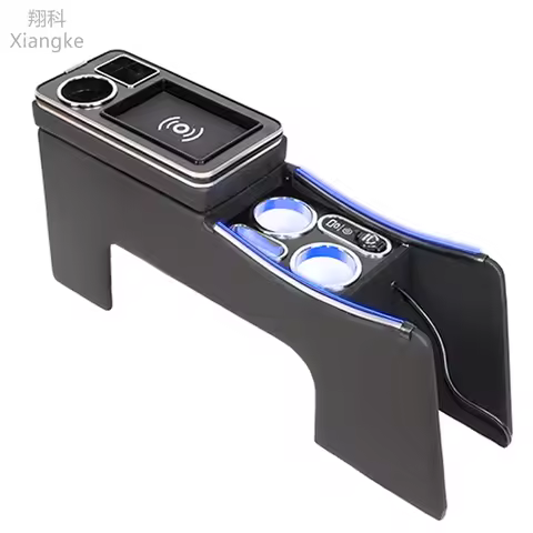 Suit for Toyota Voxy Noah Front Car Armrest Wireless Charging Storage Apartment Console Armrest Box