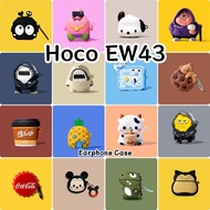 【imamura】For Hoco EW43 Casing Case Soft Silicone Earphone Case Trendy Cartoon NO.6