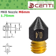 Nozzle PTFE Teflon Coated MK8 V6 M6 0.2mm 0.3mm 0.4mm 0.5mm 0.6mm 1.75
