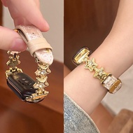 Star Leather Watch Strap For mi band 10 Strap Soft mi band 8 / mi band 9 Strap Soft Smart Band 9 Str