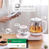 AUZ BEAR Tea Maker Electric Kettle Listrik Pembuat Teh LED Glass 1 L