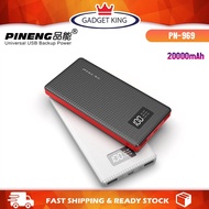 Pineng Pn-969 Power Bank 20000mAh Pineng Power Bank PN969 PN-969 Powerbank 20K MAh Large Capacity Fast Charger