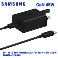 全新未開封 原裝 三星 SAMSUNG EP-T4510 45W GaN 氮化鎵充電器 火牛 PPS PD POWER ADAPTER  WITH 1.8M 5A Type-C TO USB-C CA