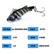 CASTING BAIT /FISHING LURE 4.2 GRAM SINKING 4.5cm FISH BAIT /UMPAN MINNOW JIG/UMPAN VIB