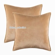 Suede sofa cushion cover 30x30 40x40 45x45 50x50 60x60 plain premium suede