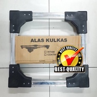 -  ALAS KULKAS/RODA KULKAS 1 Pintu/2 Pintu - KUAT KOKOH ANTI KARAT - Tatakan Kulkas 1 Pintu 2 Bagian