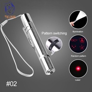 Tidjani 3 Trong 1 Tương Tác có thể sạc qua USB chấm đỏ đèn laser đồ chơi cho mèo Vui Mèo Laser Sight