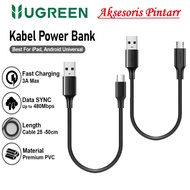 UGREEN Power Bank Data Cable 25Cm 50Cm USB Type C, Micro USB, PD Type C Fast Charging