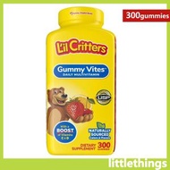 L'il Critters - 增量裝300粒 - （EXP 2027年）小熊寶寶兒童多種維他命礦物質軟糖 (027917290201) [平行進口] *不同包裝版本可能隨機出貨*